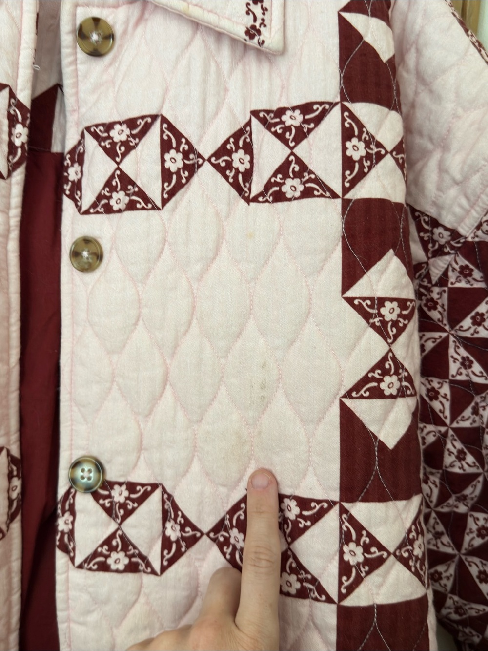 Damson Madder Dahlia Quilted Coat - Picture 5 of 8